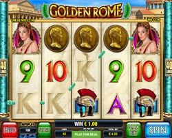 Machine à sous Golden Rome