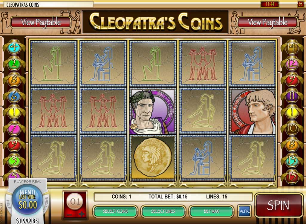 Jouer à Cleopatra’s Coins