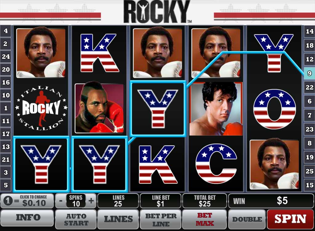 Jouer à Rocky