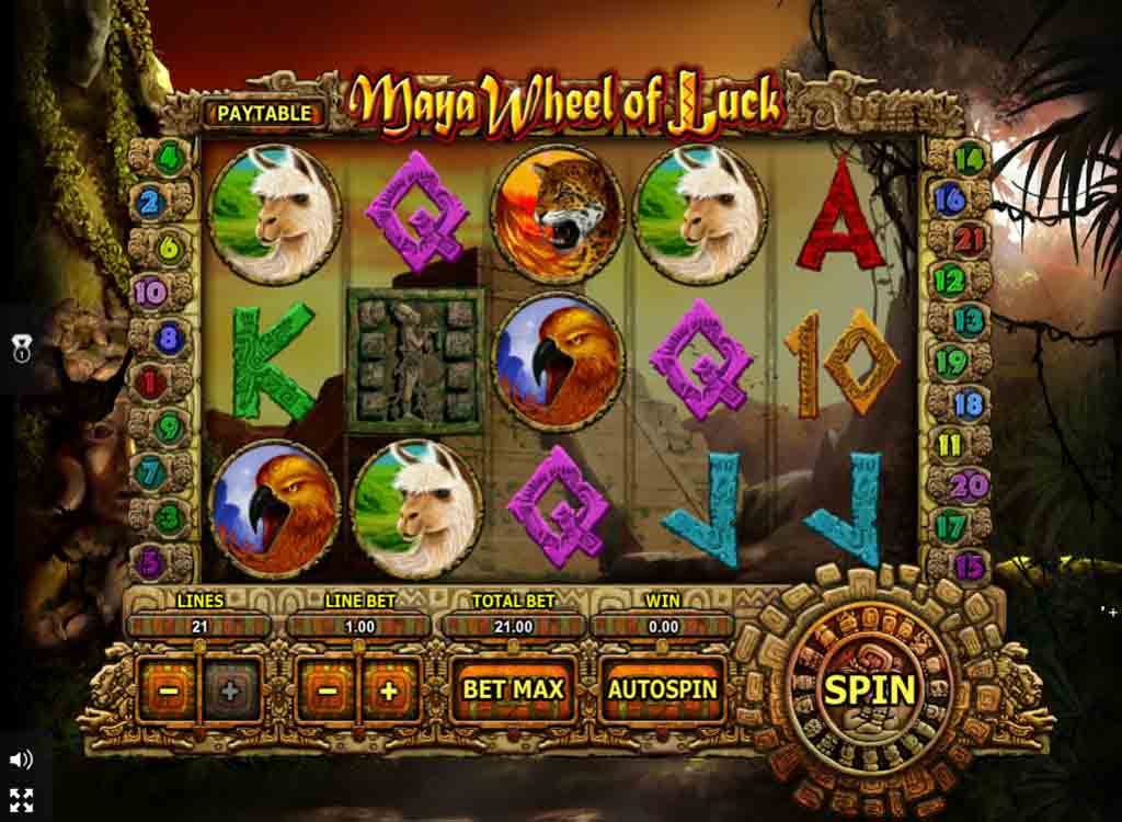 Jouer à Maya Wheel of Luck