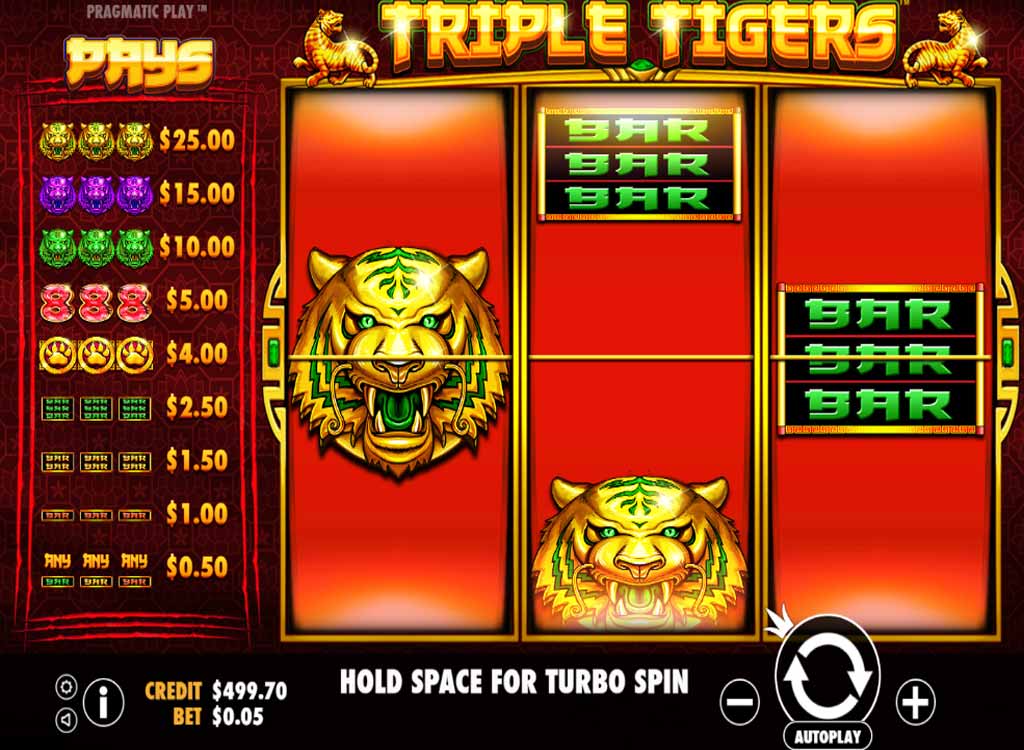 Jouer à Triple Tigers