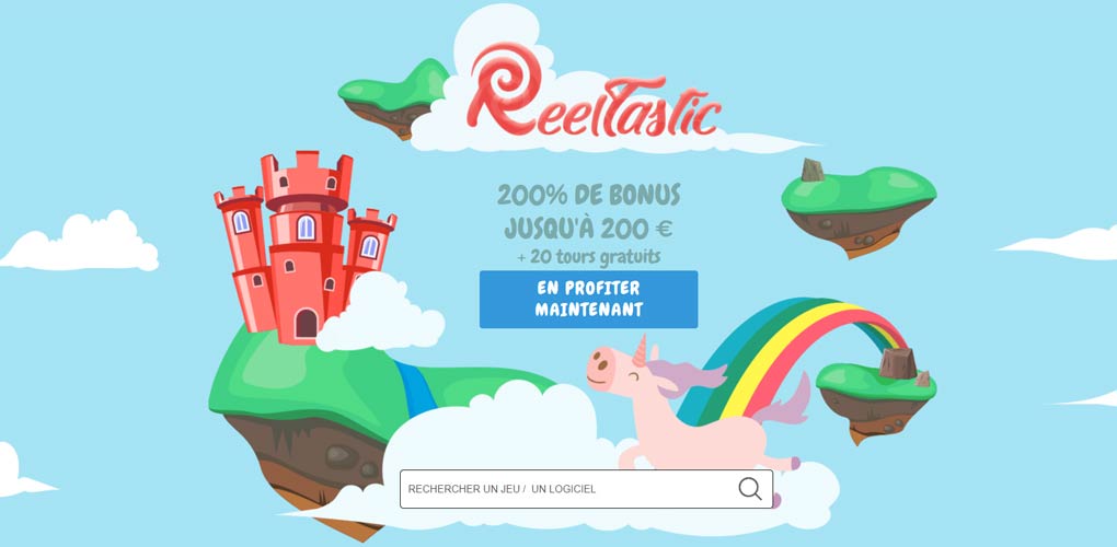 Bonus sans dépôt : 10 € gratuits sur Reeltastic