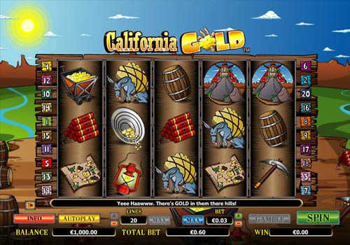 Machine à sous California Gold