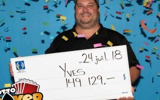 Un jackpot de 149 129 dollars gagné au jeu du Lotto Poker Plus