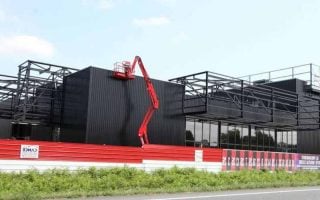 Tranchant : les chantiers de construction de son futur casino du Nord de Pau sont en place