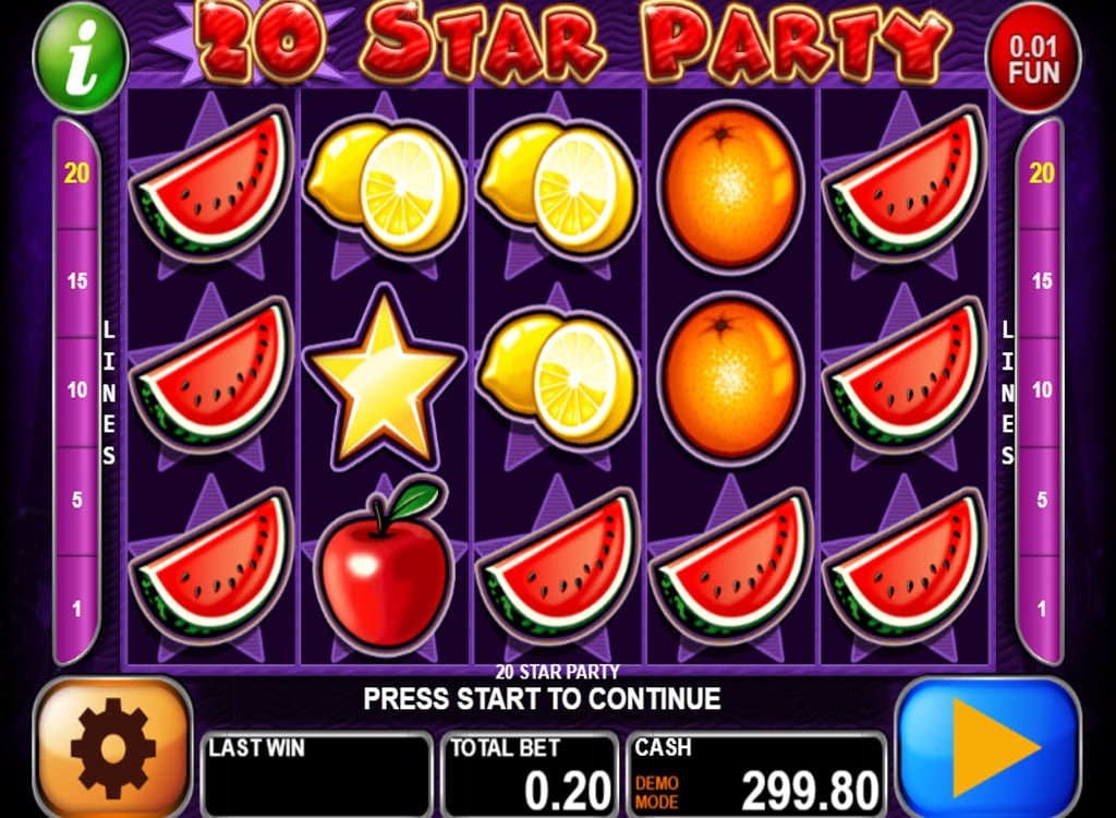 20 star party casino technology slot machine penny real secrets