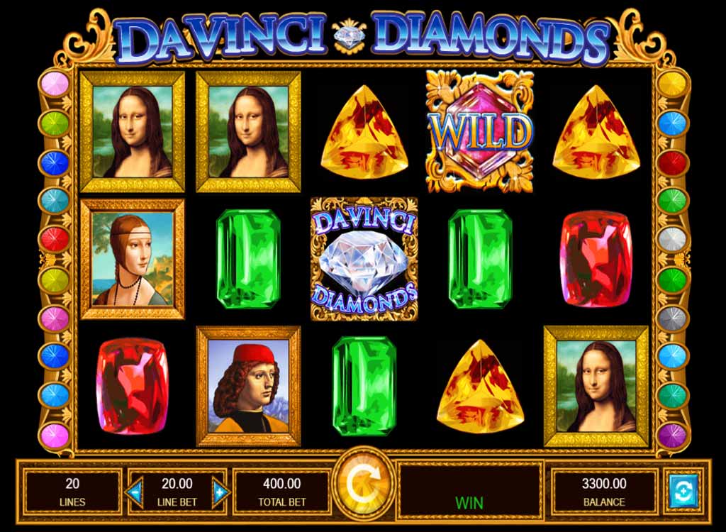 Machine à sous Da Vinci Diamonds de IGT - Jeux Gratuits de Casino