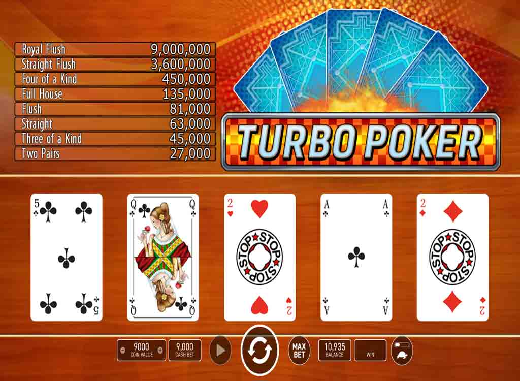Jouer à Turbo Poker