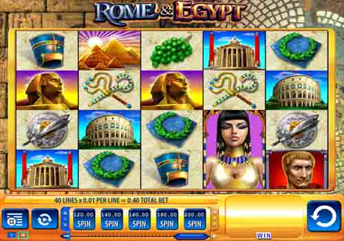 Machine à sous Rome and Egypt