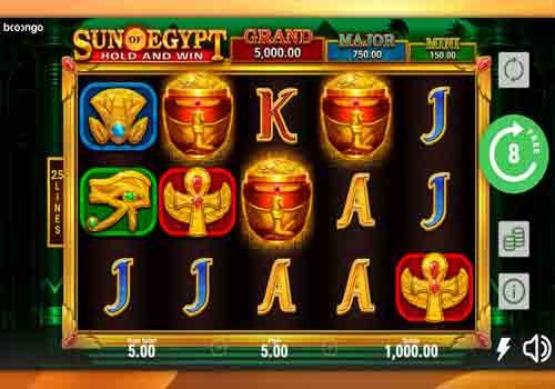 Machine à sous Sun of Egytp Hold and Win