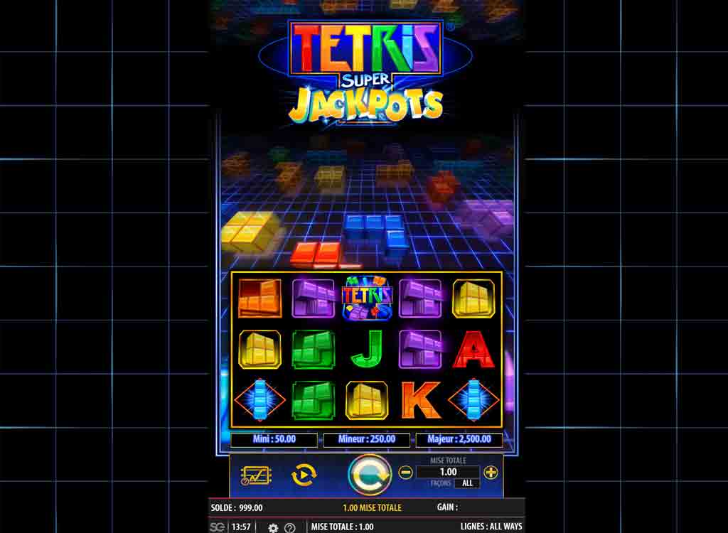 Jouer à Tetris Super Jackpots