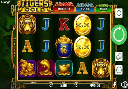 Machine à sous Tiger’s Gold Hold and Win