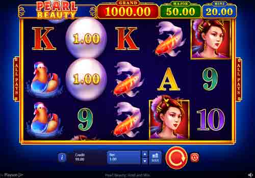 Machine à sous Pearl Beauty Hold and Win