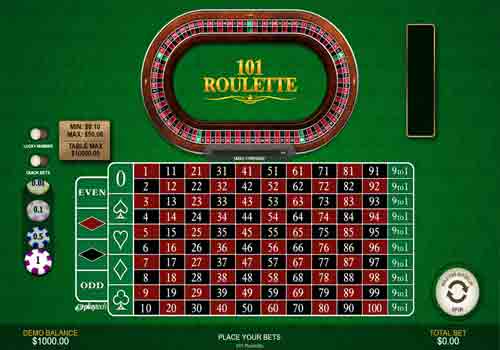 Aperçu 101 Roulette