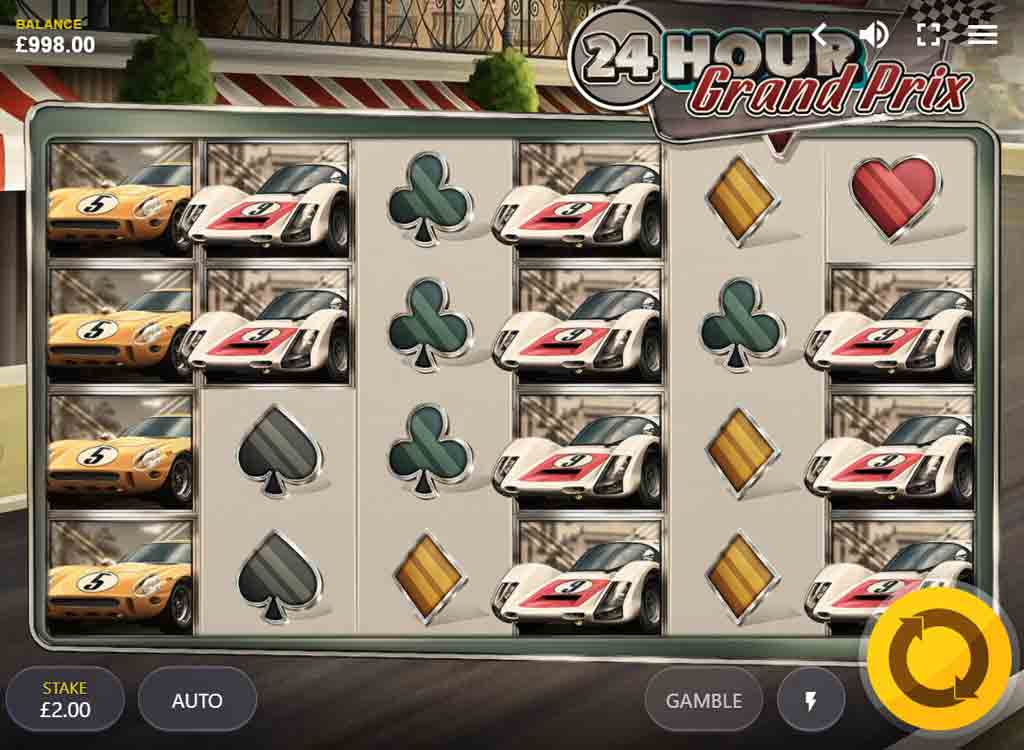 24 Hour Grand Prix Slot Machine