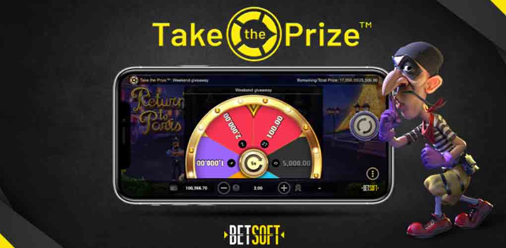 Betsoft lance « Take the Prize » son premier outil de promotion inclus dans le jeu