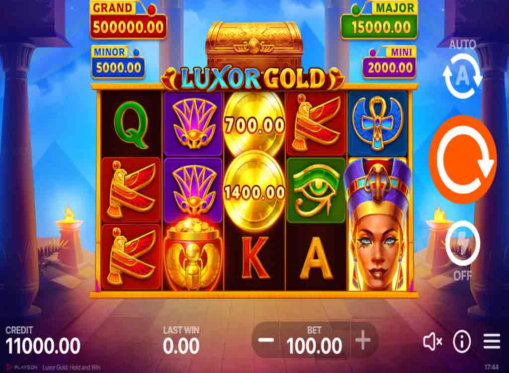 Jouer à Luxor Gold Hold & Win
