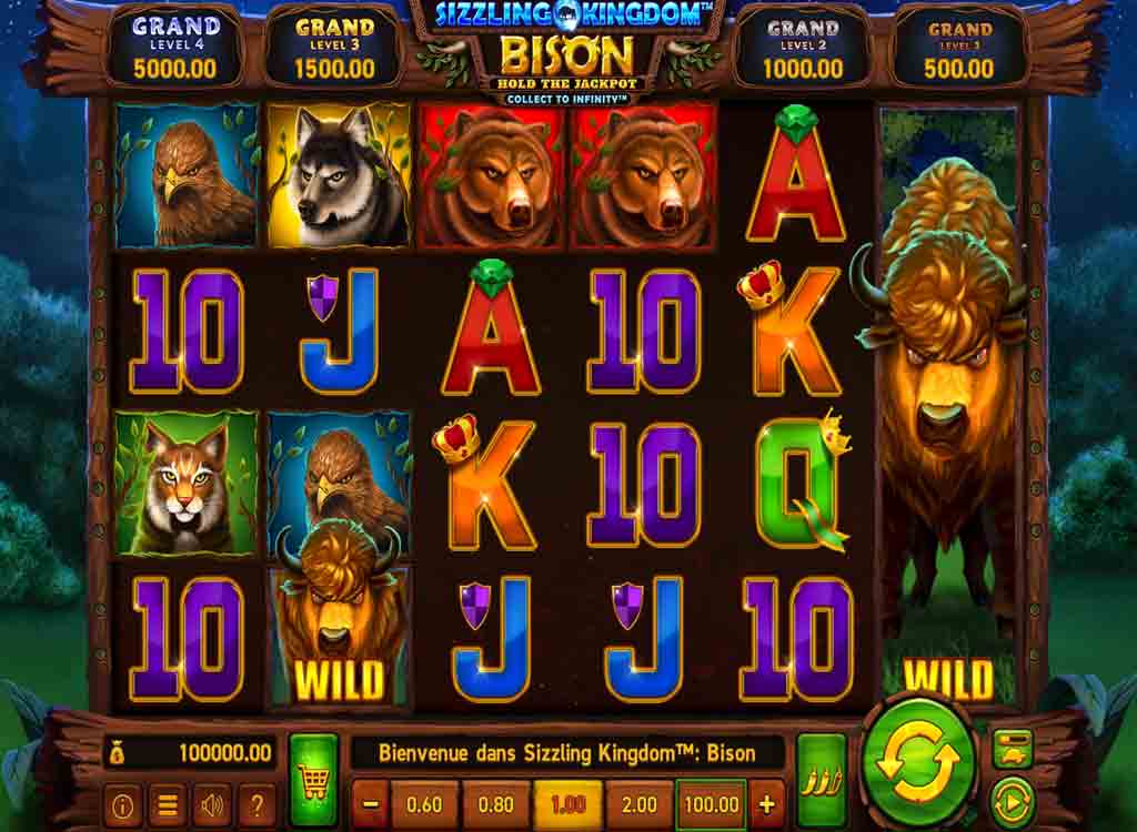 Machine à sous Sizzling Kingdom™: Bison de Wazdan - Jeux Gratuits de Casino