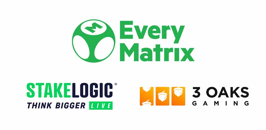 EveryMatrix signe un partenariat avec 3 Oaks Gaming et Stakelogic Live