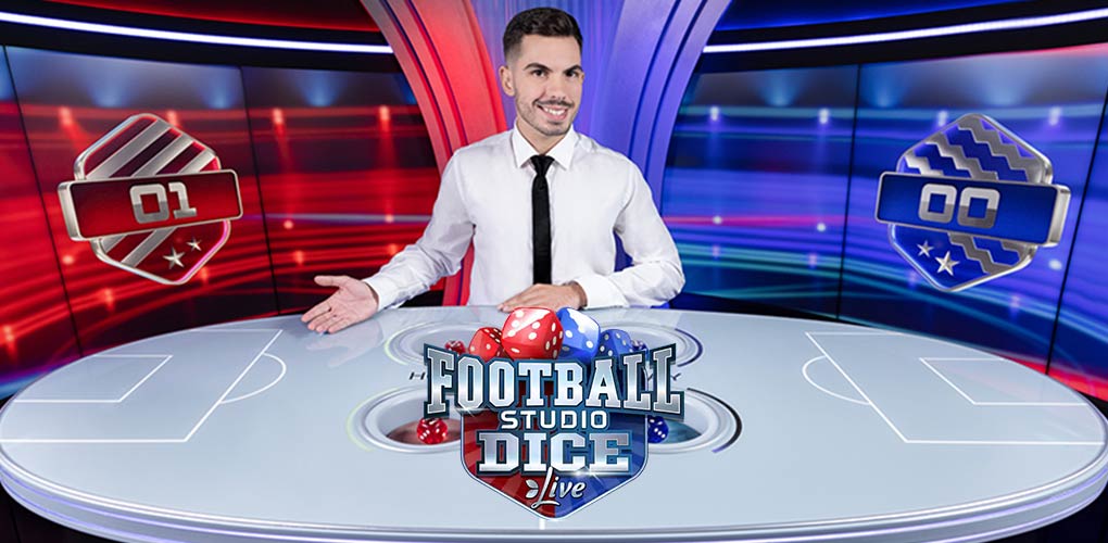 Evolution nous présente son nouveau jeu : Football Studio Dice