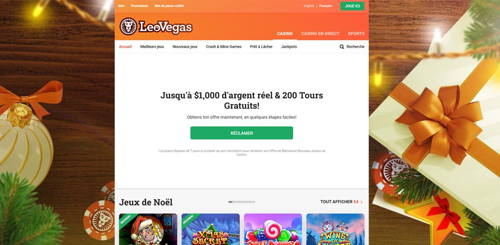 Avis LeoVegas Casino