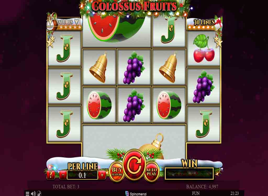 Jouer à Colossus Fruits Christmas Edition